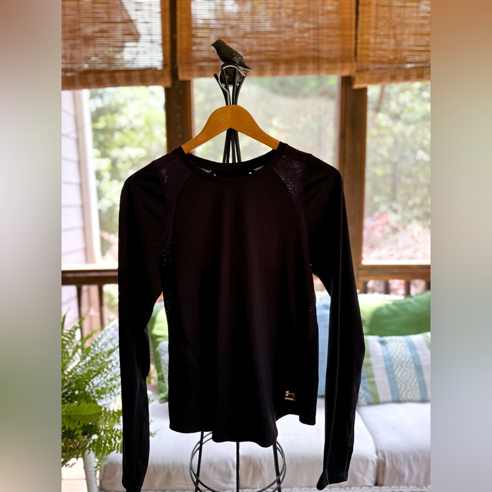Under Armour Long Sleeve Heat Gear Shirt Sz M